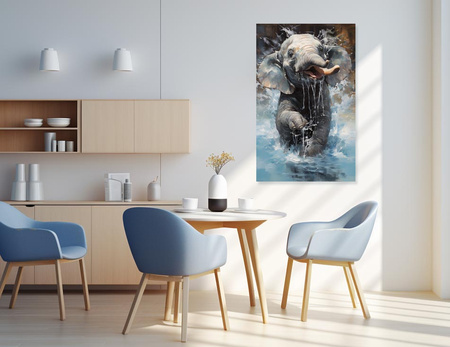 Szczęśliwy słonik