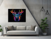 Art deer head