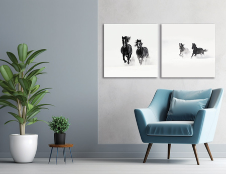 Konie w galopie