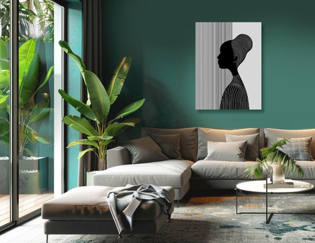 Black and White Figure