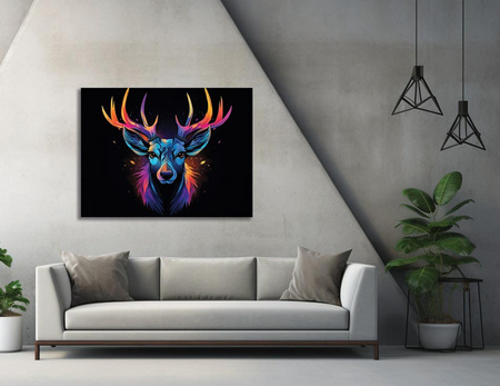 Art deer head
