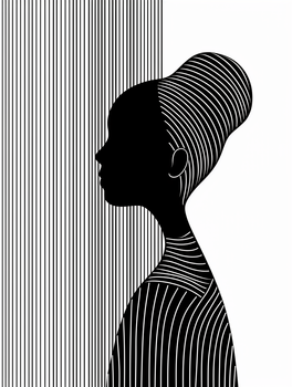 Black and White Figure