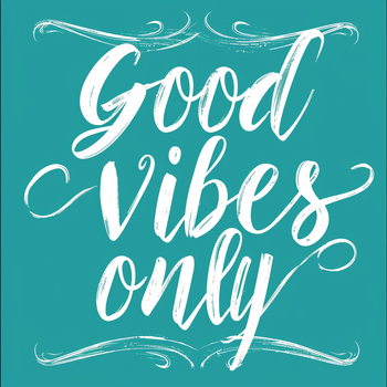 Good vibes only