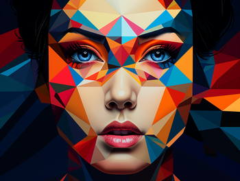 Geometryczna twarz